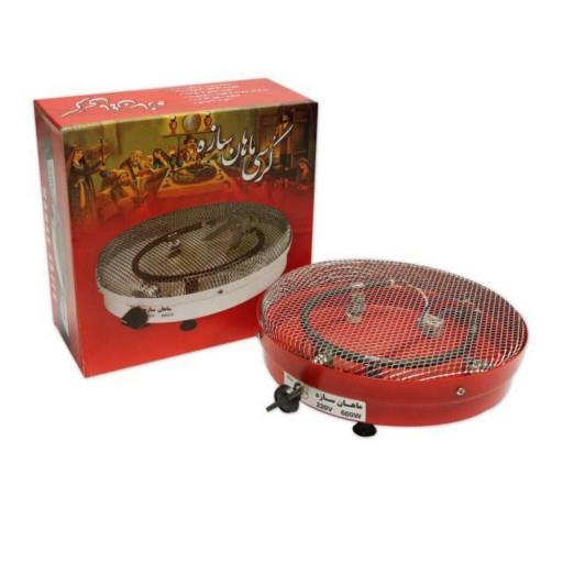 کرسی برقی گرد ماهان سازه 600 وات دارای ترموستات